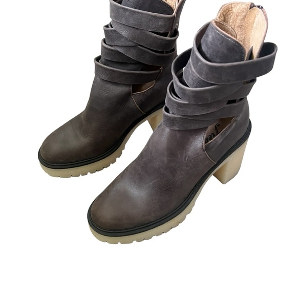 Free People Dark Brown Ankle Boots - Picture 14 of 14